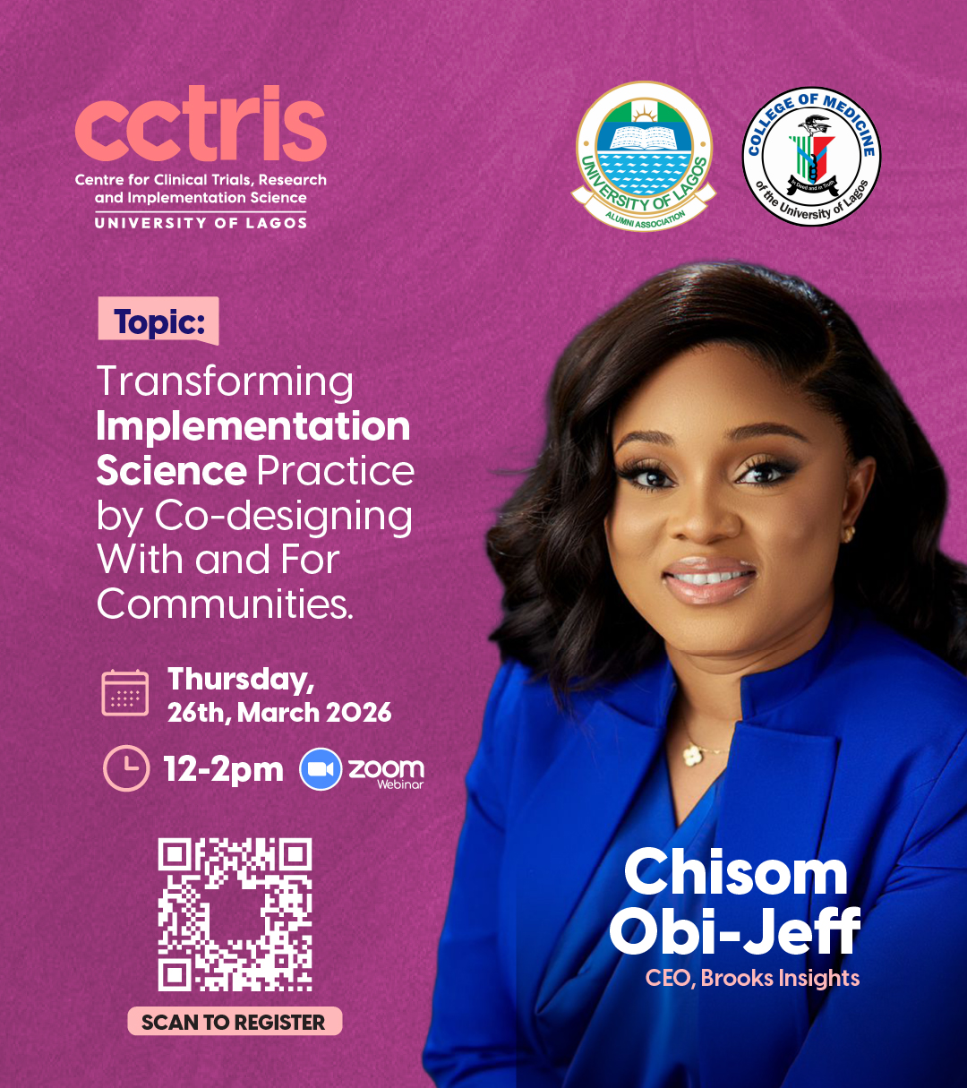 CCTRIS Webinar - Transforming Implementation Science with Chisom Obi-Jeff